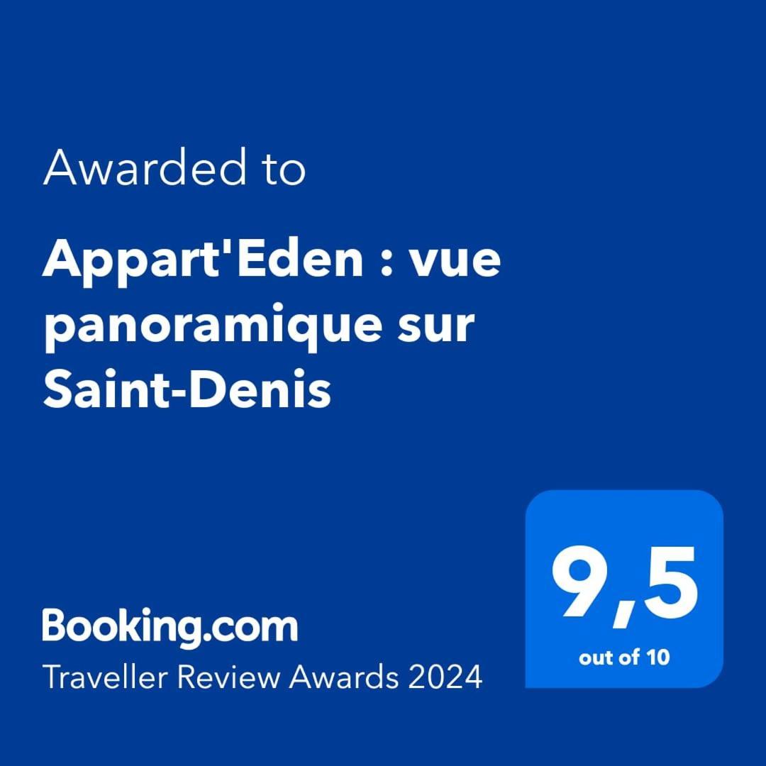 Sainte-Clotilde Appart'Eden : Vue Panoramique Sur Saint-Denis 아파트 외부 사진